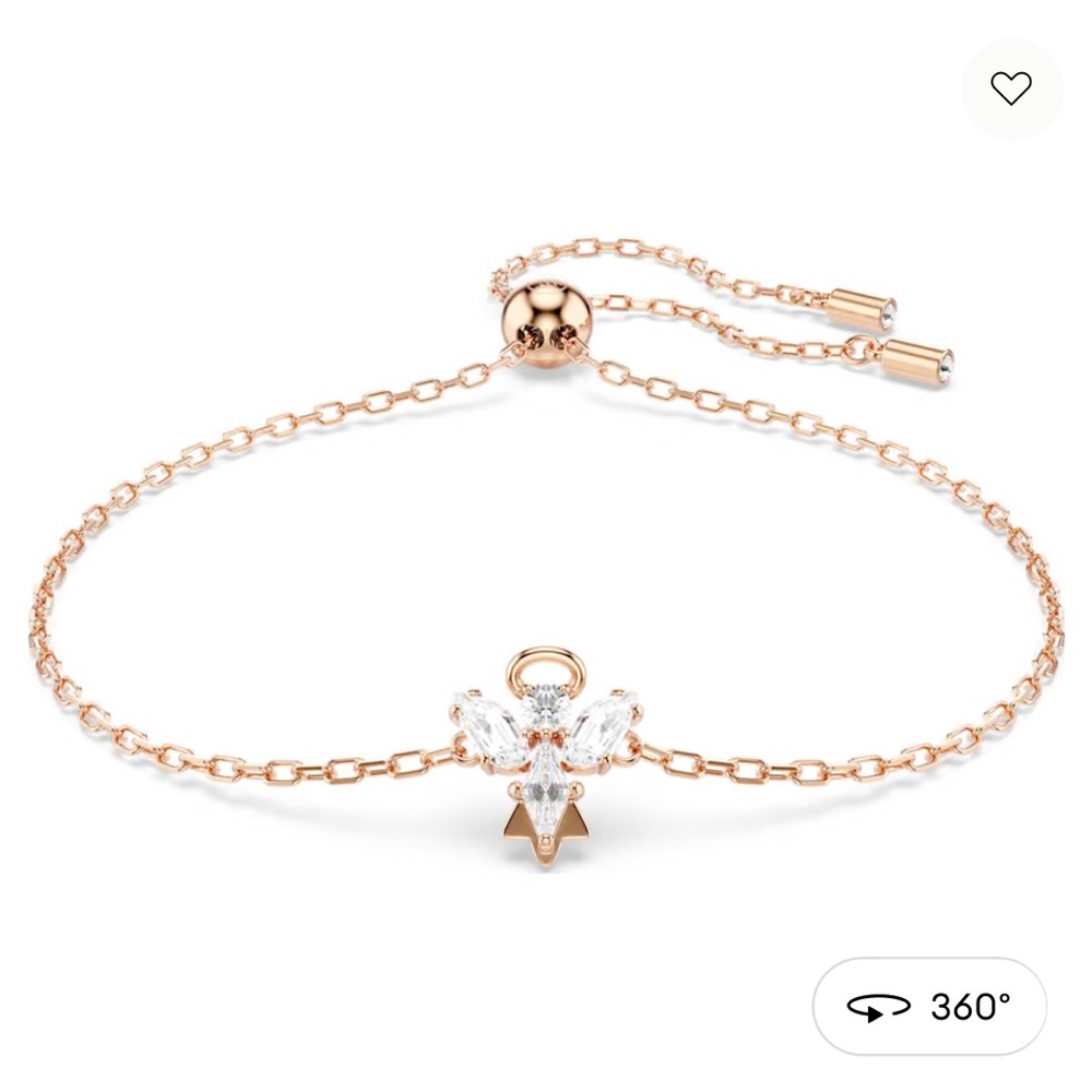 Swarovski Rose Gold Butterfly Bracelet